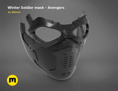 winter soldier mask stl|STL file Winter Soldier mask ・3D print object to.